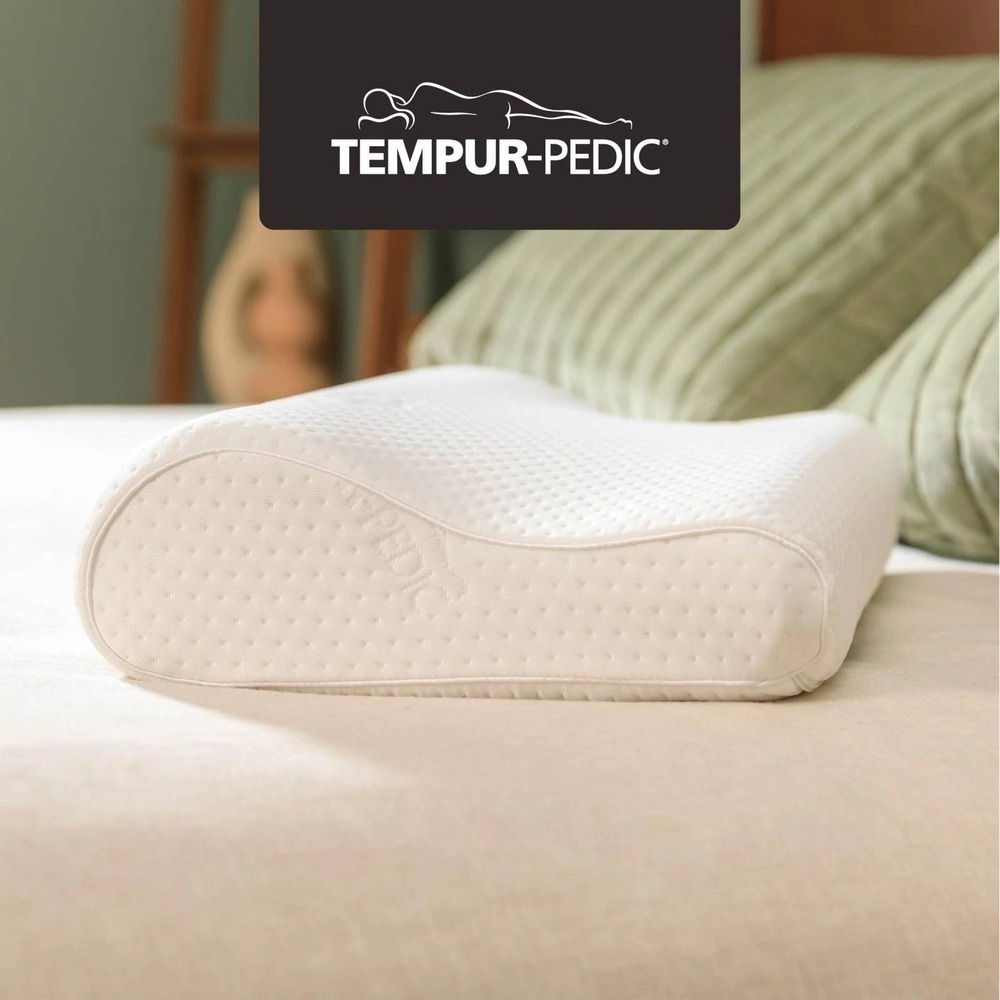 TornBox TEMPUR-Pedic Pillow Ergonomic Memory Foam 20x12.8x4.75 Profile Sealed - Picture 5 of 10